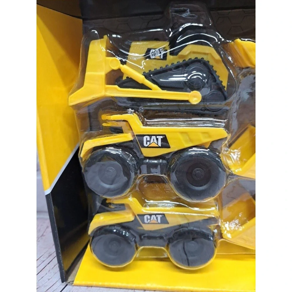Cat Little Machines Construction Vehicle Toy Set For Kids Ages 3+